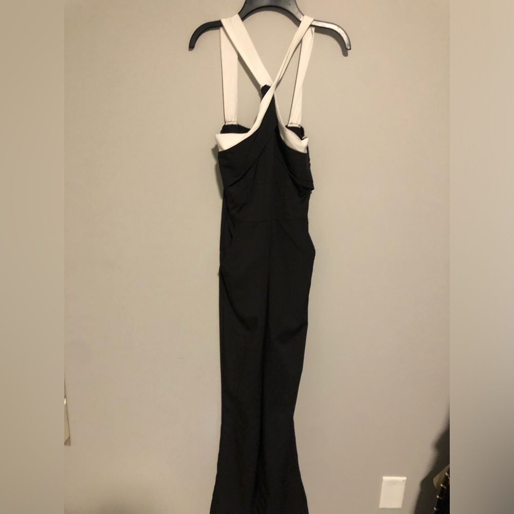 Elegant Black and White Jumpsuit